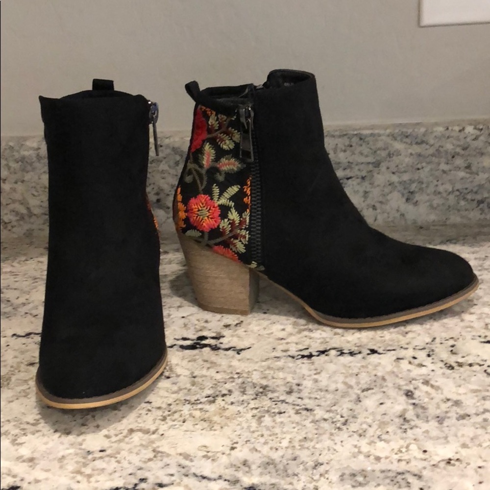 Embroidered boots